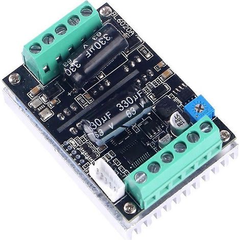 Hochleistungsfähiges 6-60V 20A BLDC 500W Dreiphasen-Motorsteuermodul mit Hall-Effekt, Hall-Sensor und Pulsweitenmodulation (PWM).