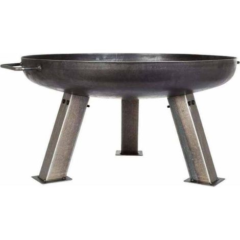 Pittsburgh Medium Firepit - Steel - L80 x W80 x H34 cm - Black