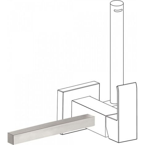 Porte‑serviettes accessoires 180 mm. (pour réf.: 006.123.01.AC, 006.123.02.AC). - TRES 03412402AC
