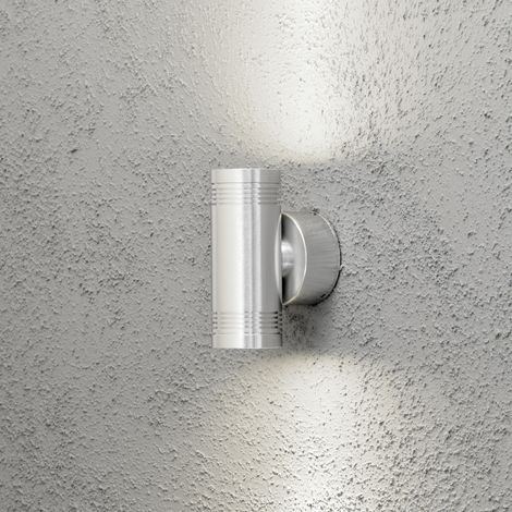Konstsmide Monza Aplique de pared exterior anodizado LED (1/2)