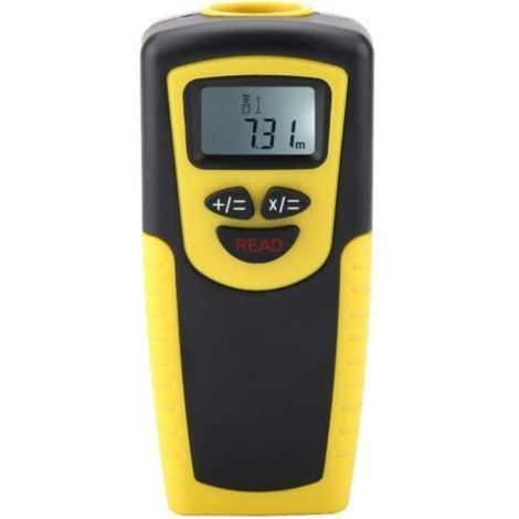Télémètre laser numérique 50 cm-18 m – Précision 0,5% – Résolution 0,01 m – Alimentation 9V – Pour mesures de volume et surface (1/5)