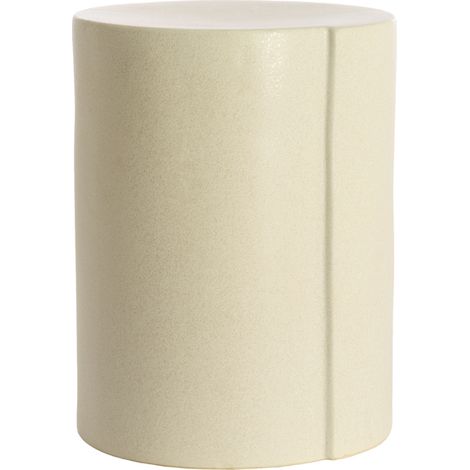 Table d'appoint blanche en céramique raffinée Light & Living (1/3)