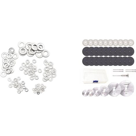105 rondelles plates en acier inoxydable 304 M3 M4 M5 M6 M8 M10 (1/4)