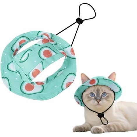 Sombrero para mascotas - Ajustable - Protección UV - Talla S (1/5)