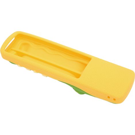 Housse en silicone crocodile pour télécommande Mi Box 4A, 4C et Redmi, couleur vert-jaune (1/5)