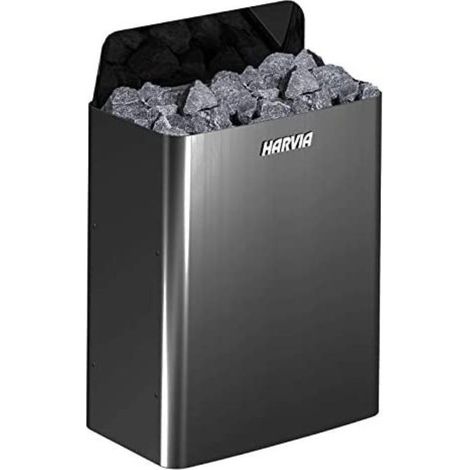 Stufa HARVIA Wall Black Modello 6.0kW senza unità di controllo
