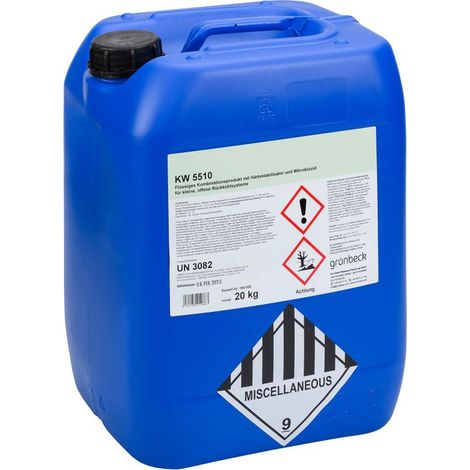Grünbeck Dosierchemikal KW 5510, Kombi-Produkt mit Härtestabilisatoren und einem Mikrobiozid, 20kg, 160652 (1/2)
