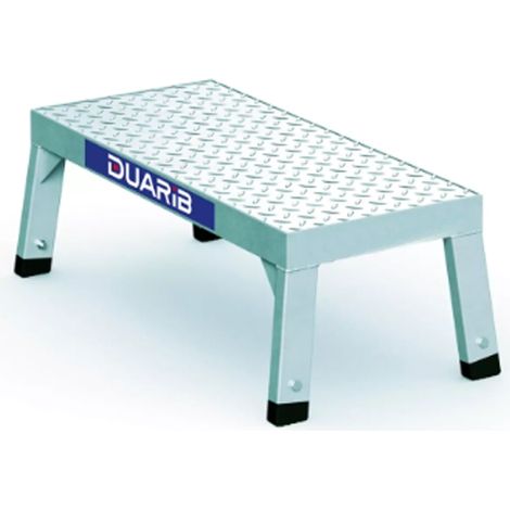 Centaure – Marchepied industriel modulaire 1 marche – Hauteur de travail 2,20 m – Charge maximale 150 kg – Pour chantiers humides et espaces confinés