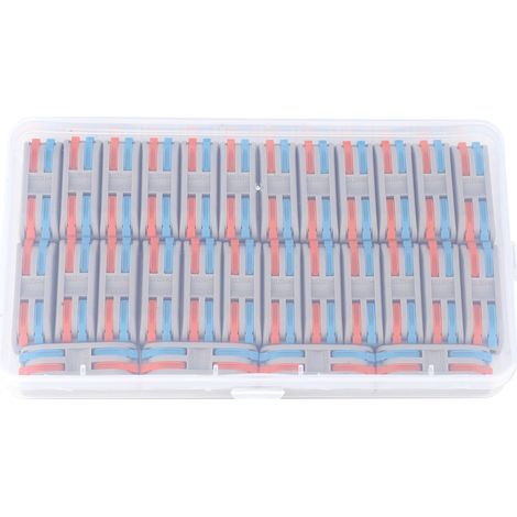 28-Pièces Connecteur Rapide PCT-2-2 Couleur 1128AWG pour Câblage Industriel Électrique (1/5)