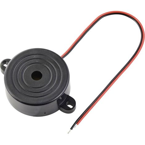 TRU COMPONENTS TC-10475828 Buzzer piezo Pressione acustica: 100 dB Tensione: 12 V/DC tono continuo 1 pz.