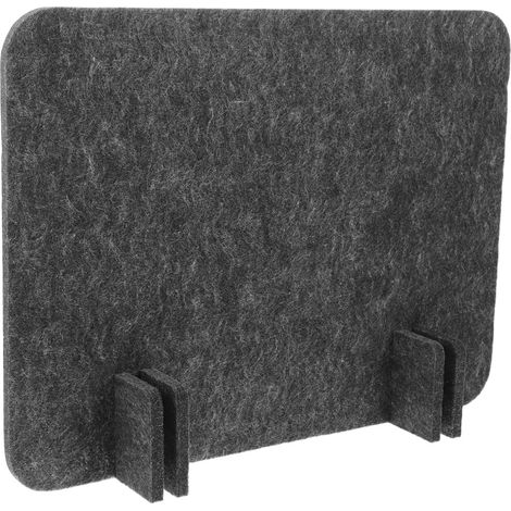 Felt Desk Divider, Noise Reducing Privacy Screen Panel Freestanding No Drilling Lightweight Table Partition for Office, School and Student Workplace (1/5)
