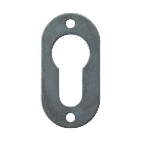 MOSTRINA OVALE FORO SAGOMATO 06092 CISA - ZINCATA MM 54X28- 5 pezzi