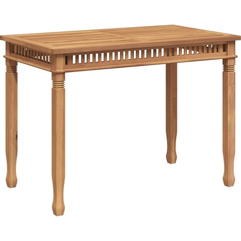 Maison Exclusive - Garten-Esstisch 120x65x80 cm Massivholz Teak