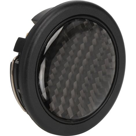 Volant OMP 6 trous bouton klaxon carbone, pièce auto modifiée, accessoire volant sport, noir mat, kit fixation acier, compatible OMP, design racing, remplacement d'origine. (1/4)