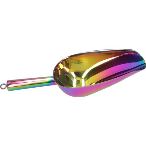 Pelle à glace pour bars, pelles à glace en acier inoxydable pour salons de thé au lait, pelles à glaçons pour céréales et farine, pelles à thé, pelles à pop-corn, pelles alimentaires, brise-glace, tai (1/5)