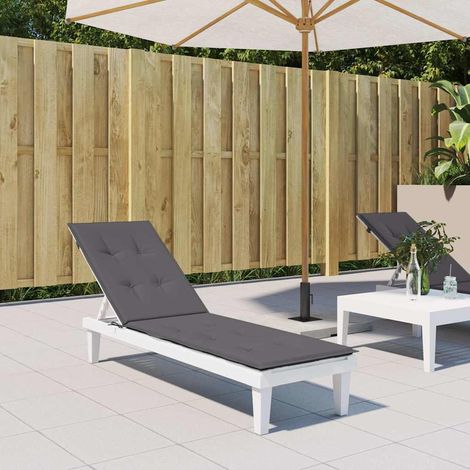 vidaXL Coussin de chaise de terrasse anthracite (75+105)x50x4 cm (1/5)