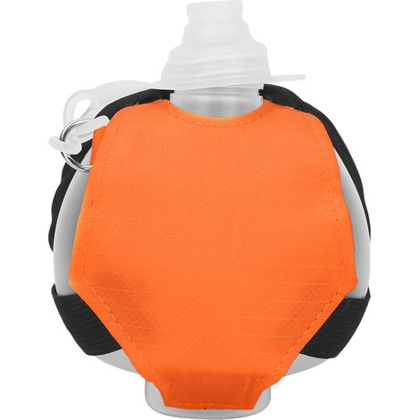 Bouteille d'eau poignet sport silicone portable mains libres course orange (1/5)
