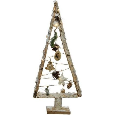 Árbol de Navidad luminoso estilizado Natural dim 8,5x30x67 cm