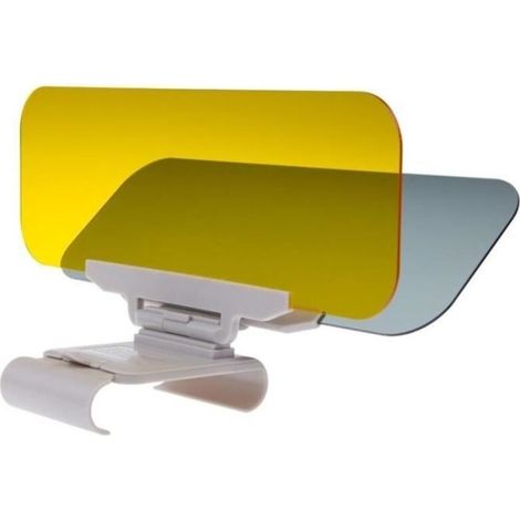 Pare-soleil de voiture jour et nuit, lunettes Anti-éblouissement, bouclier de conduite à Clip pour une vue claire [999C3F6] (1/4)