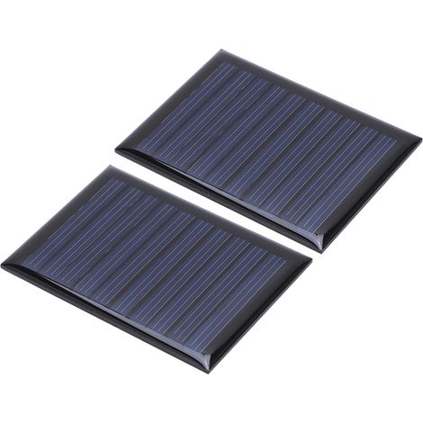 2PCS Panneau Solaire 5V 50mA Polycristallin 60x44mm pour Charge USB Portable (1/5)