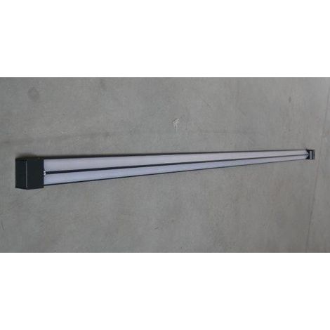 Applique tableau LED 70W corps pivotant alu anthracite L1587mm 3000K 3900lm 230V IP40 Fabbian