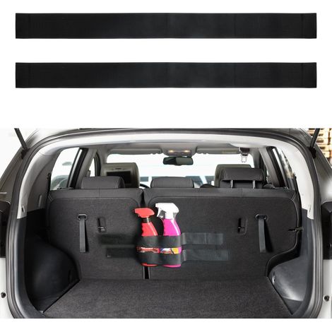 2 correas de velcro para maletero de coche, organizador de velcro para asegurar objetos en el coche, para guardarlos y ordenarlos, 80 cm (1/5)