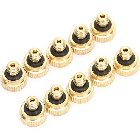Jeffergarden 10 pièces 0.2mm eau du robinet basse pression atomiseur buse brumisation refroidissement buses de pulvérisation