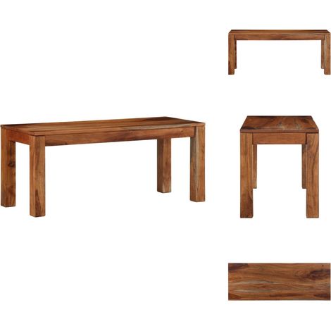 Banc 110 cm bois massif d'acacia - Banc - Bancs - Siège De Banc - Chaise De Banc (1/5)