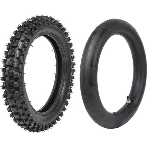 Kit de chambre à air en caoutchouc 90/100-14 pouces, universel pour Pit Pro, trail, dirt bike et tout-terrain (1/5)