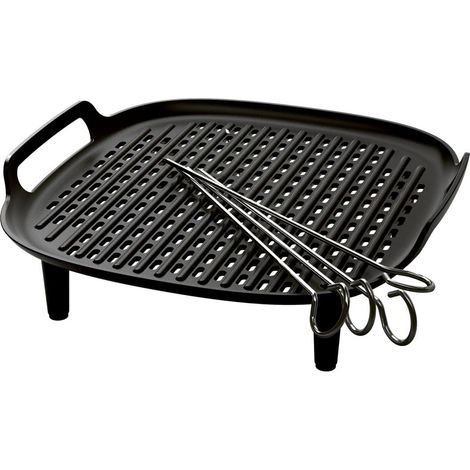 Philips Home HD9926 00 BBQ-Set Schwarz Metall