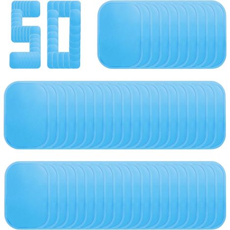 Filiyano-Lot de 50/25 électrodes de gel pour stimulateur abdominal, appareil de musculation abdominale, recharges de gel pour stimulateur abdominal (1/5)