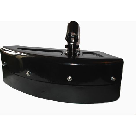 Jardiaffaires – Carter de protection grande largeur 33 cm – Adaptable débroussailleuse thermique – Acier avec bagues de réduction 24/26/28 mm – Installation facile