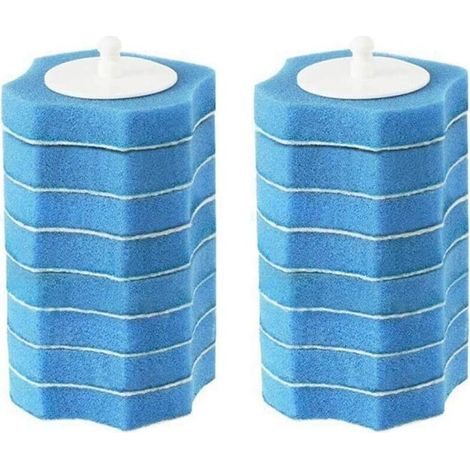 Lot de 16 têtes de rechange jetables pour brosse WC-