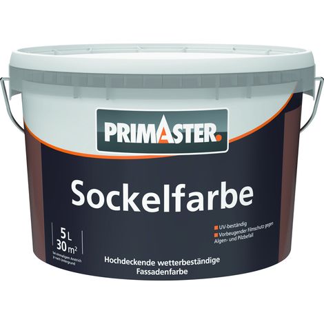 Primaster Sockel- und Dachfarbe 5 L sandstein Außen