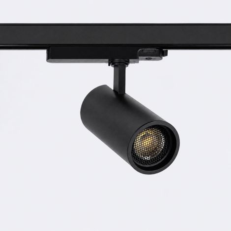 Faretto LED Fasano Nero 30W Anti-abbagliamento Regolabile per Binario Trifase 2700K Bianco Caldo (1/3)