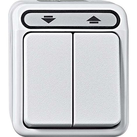 Merten MEG3715-8029 Interruptor para persiana color gris claro