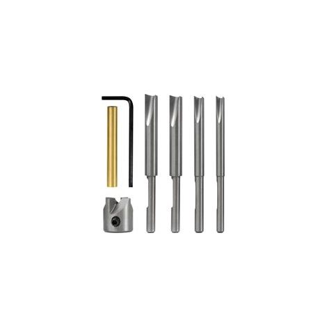 7 Pièces Ensemble de Moulin à Stylo Ébauches de Stylo pour le Tournage Du Bois avec de Coupe Pilotes, 7 Mm, 8 Mm, 3/8 Pouces, Ensemble de Coupe-Bordure de 10 mm (1/5)