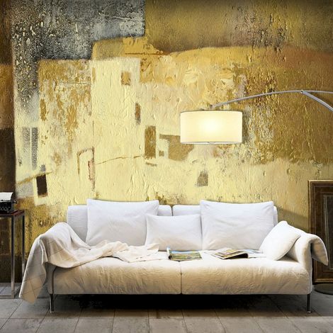 Papier peint adhésif Bizarrerie d'or - 147 x 105 cm