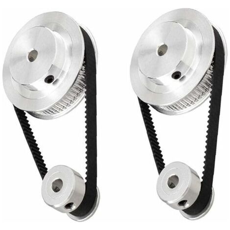Roue synchrone 20/60 dents en aluminium – Transmission précise pour imprimantes 3D et machines CNC – Faible bruit et durabilité