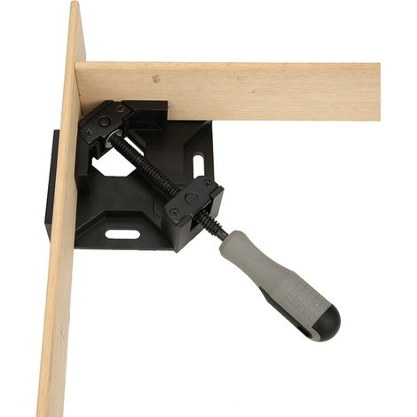 90-Grad-Winkelklemme, Schraubstock, Schnellspannklemme für Holzbearbeitung, Aluminiumwerkzeug (schwarz) (1/5)