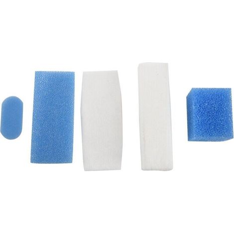 Lot de 5 filtres HEPA pour aspirateur Thomas Twin Genius 787203, référence SS4 (1/5)