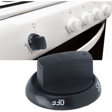 Kit de 5 boutons universels pour cuisinière gaz ABS, remplacement facile sans outils, 8mm, pour maison et restaurant (1/5)
