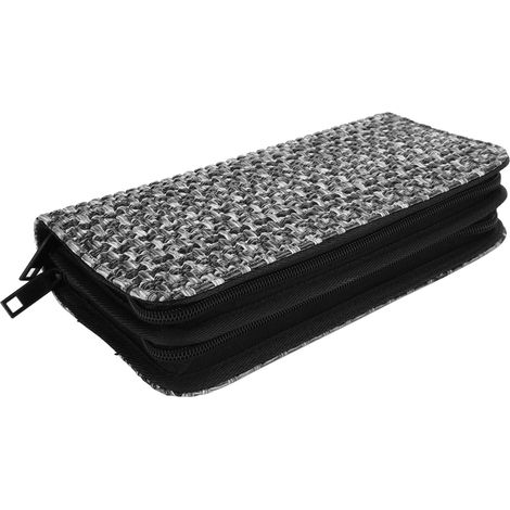 Étui Poche Cuir pour Ciseaux de Coiffure et Barbier, Sac de Rangement Professionnel pour Coiffeurs, Accessoires Salon, Housse Protectrice pour Outils de Coupe (1/5)
