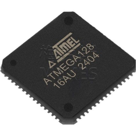Elektronische Bauteile des ATMEGA128-16AU ATMEGA1 28-16MU Chips, 5 Stück pro Baugruppe.