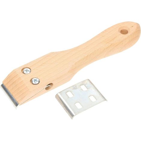 Grattoir 40 mm avec manche en bois pour travaux de menuiserie décapage de peinture (1/5)
