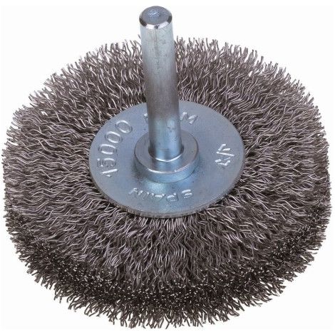Cepillo Circular Alambre Ondulado Ø50Mm Ac Inox Cde5000N