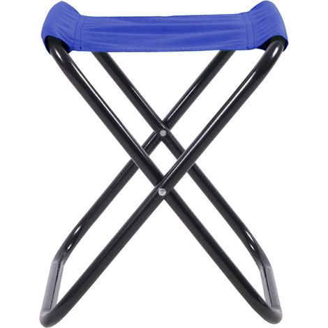 Mini Sgabello Pieghevole Sedia Portatile Per Esterni Leggero Campeggio Viaggi Escursioni Seggiola Giardino Piccola SalvaSpazio Sgabelli Da Zaino Pesca Blu (1/4)