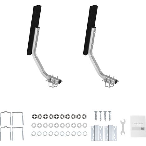 Bootsanhänger-Slipführung, 30 mm verstellbar, 2-teilig aus hochfestem Stahl mit dicken Stützen, kompatibel mit L-Trägern, Kastenprofilen oder C-Profilen. (1/5)