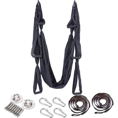Aerial Yoga, Aerial Yoga Hängematte, Fly Yoga Anti-Schwerkraft Strapazierfähige Aerial Silks Aerial Dance Equipment Yoga Inversionsübungen