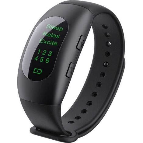Dispositif Sommeil Intelligent Rechargeable pour Adultes - Aide à l'Endormissement, Soulage Insomnie et Migraines (Noir) (1/5)
